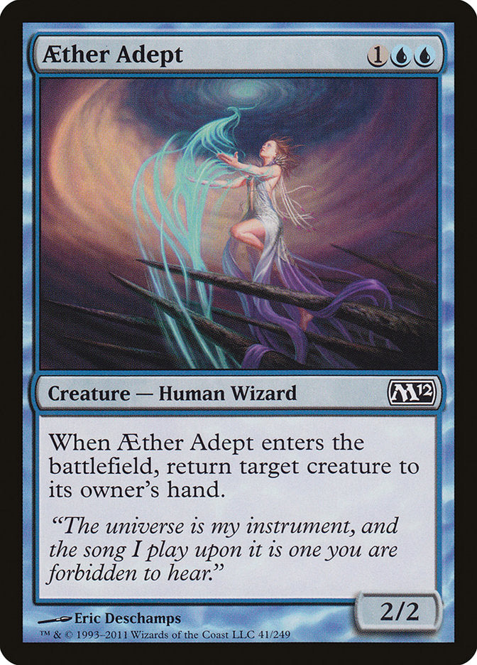 MTG Card Title: Aether Adept M12/41
