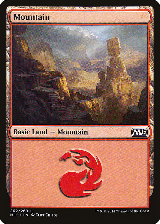 MTG Card Title: Mountain M15/262
