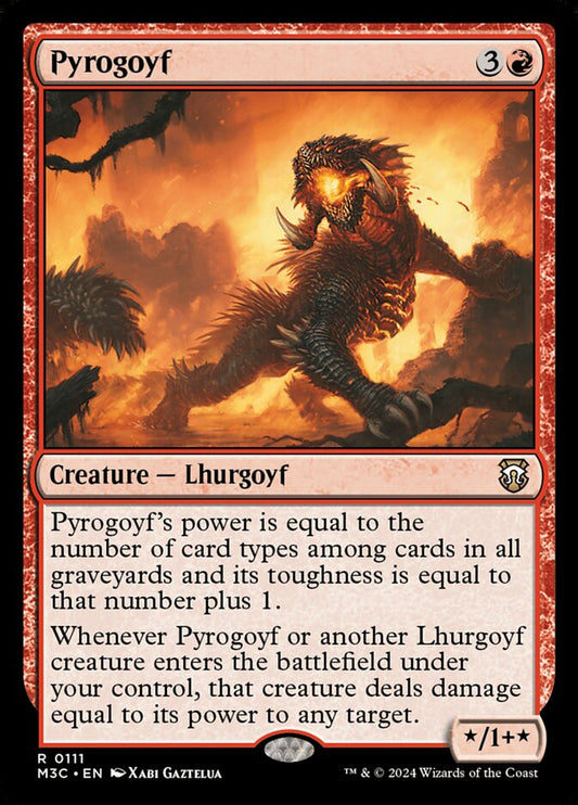 MTG Card Title: Pyrogoyf M3C/111