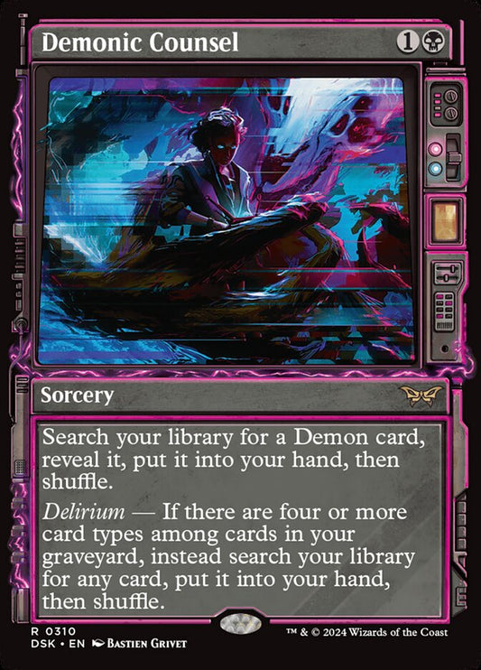 MTG Card Title: Demonic Counsel DSK/310