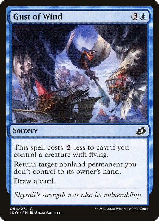 MTG Card Title: Gust of Wind IKO/54