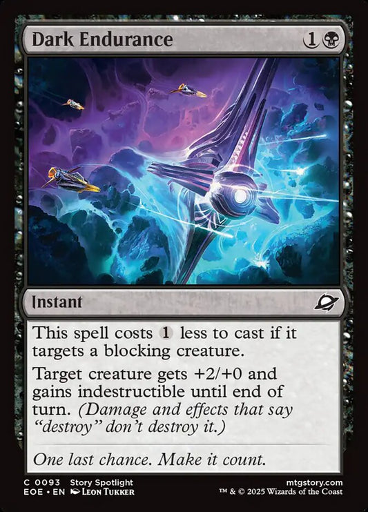MTG Card Title: Dark Endurance EOE/93
