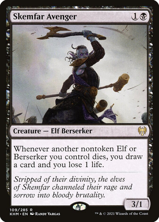 MTG Card Title: Skemfar Avenger KHM/109