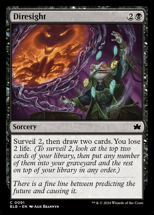 MTG Card Title: Diresight BLB/91