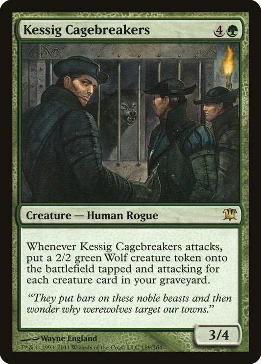 MTG Card Title: Kessig Cagebreakers ISD/189
