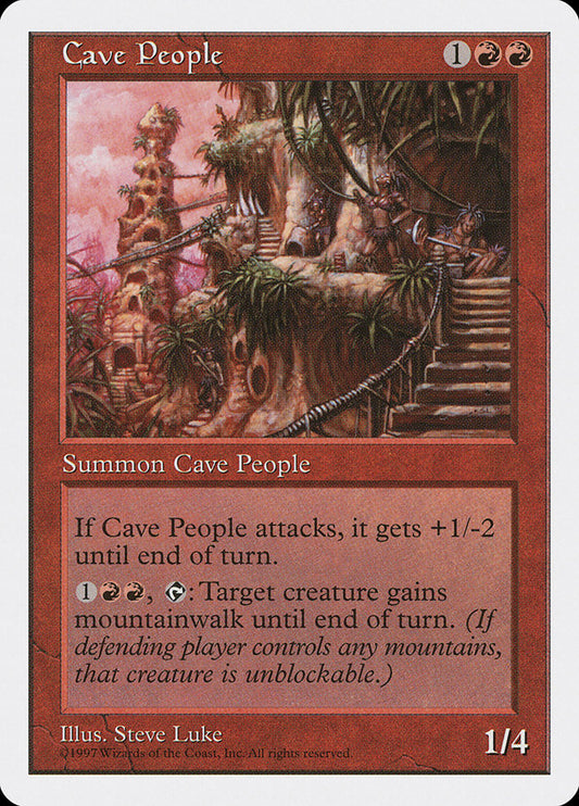 MTG Card Title: Cave People 5ED/215