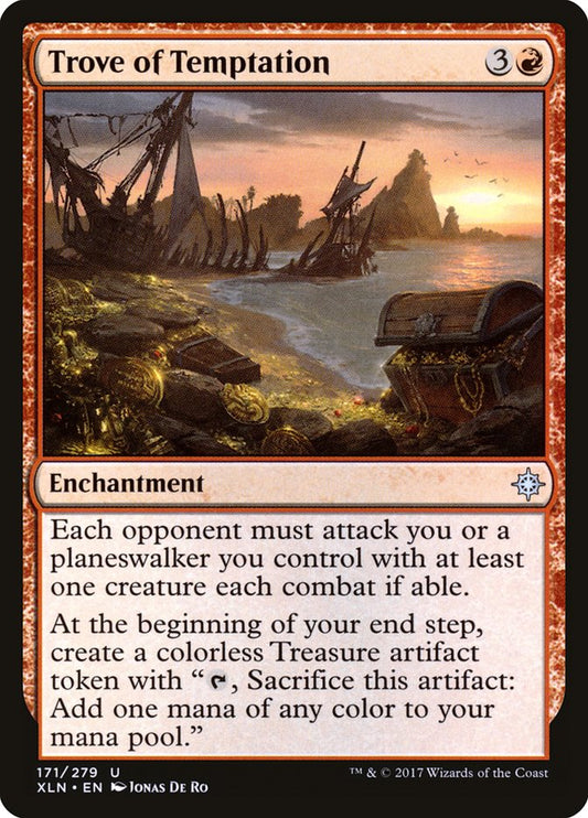 MTG Card Title: Trove of Temptation XLN/171