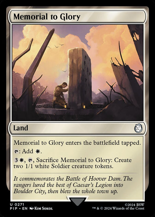 MTG Card Title: Memorial to Glory PIP/271