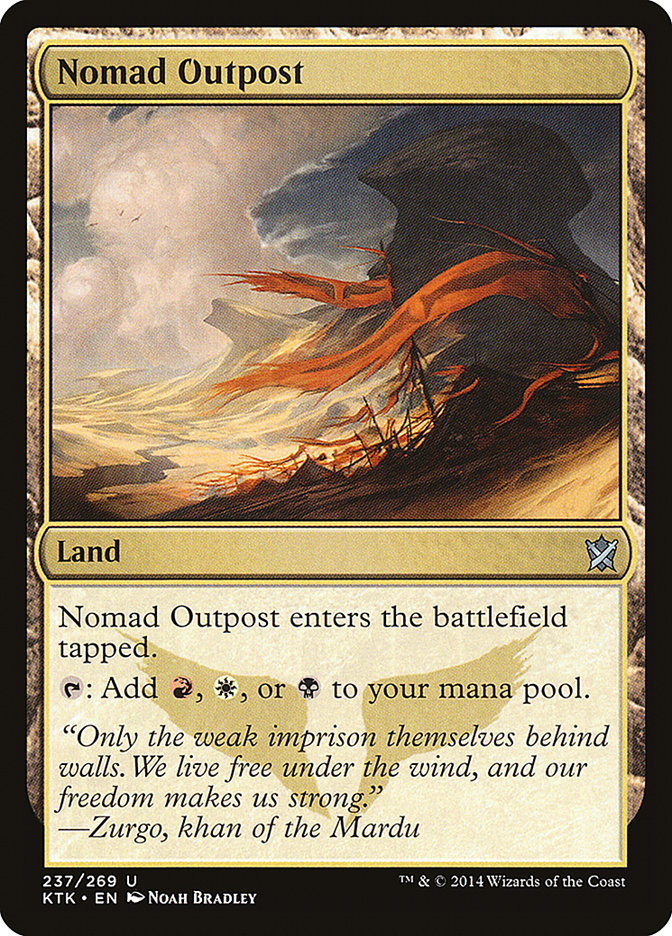 MTG Card Title: Nomad Outpost KTK/237