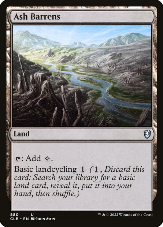 MTG Card Title: Ash Barrens CLB/880