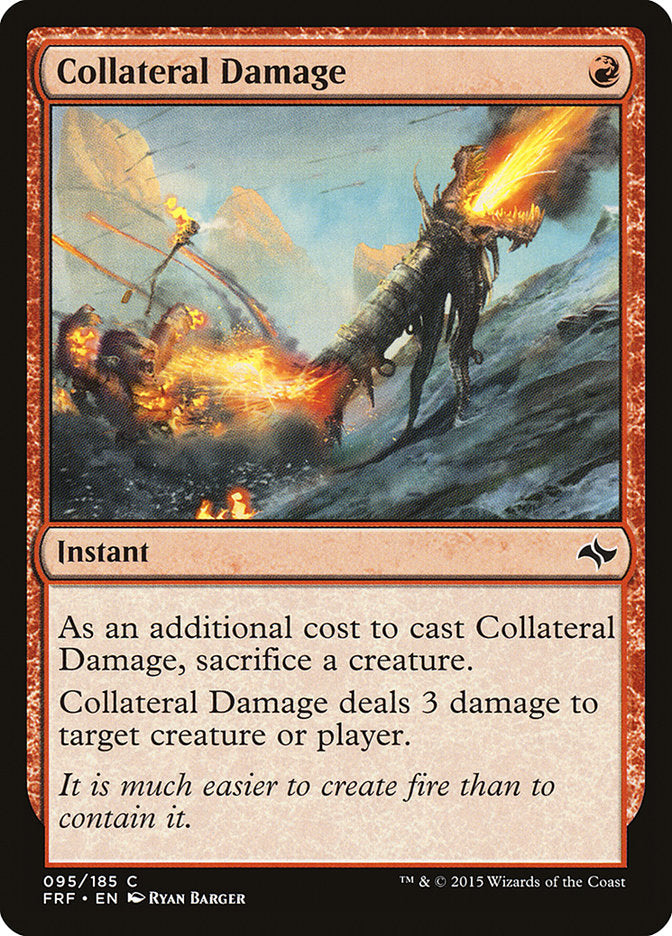 MTG Card Title: Collateral Damage FRF/95