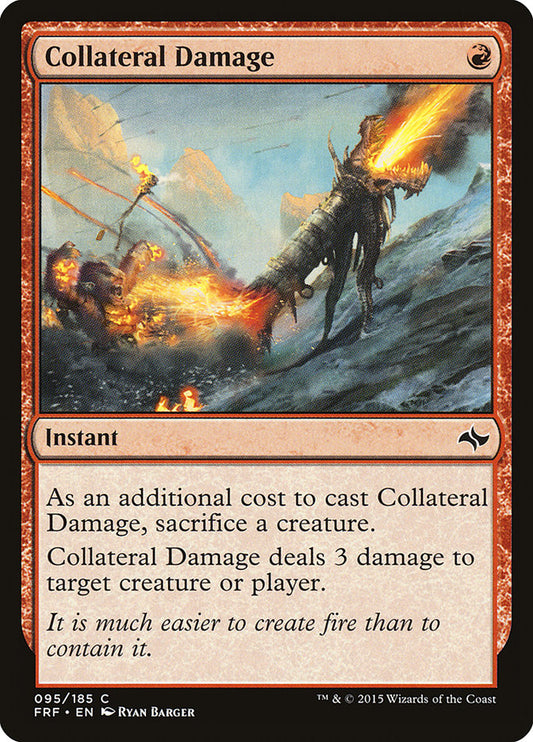 MTG Card Title: Collateral Damage FRF/95
