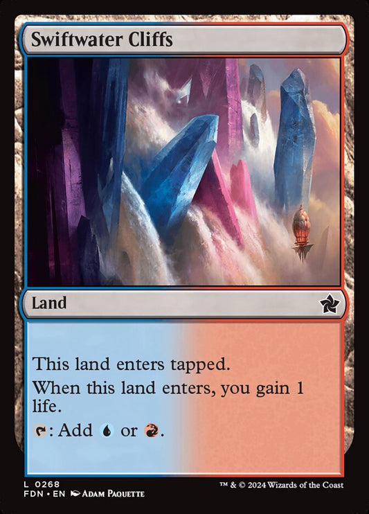 MTG Card Title: Swiftwater Cliffs FDN/268