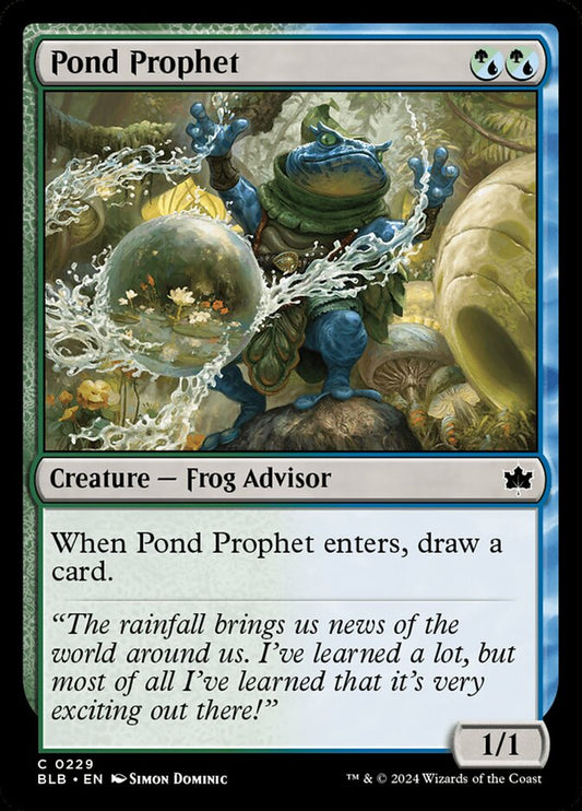 MTG Card Title: Pond Prophet BLB/229