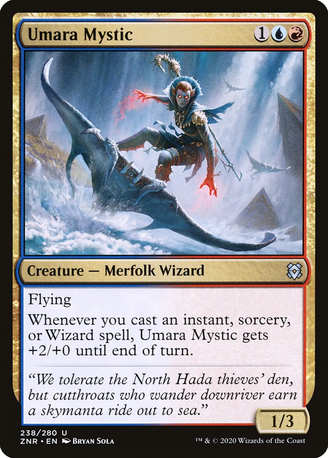 MTG Card Title: Umara Mystic ZNR/238