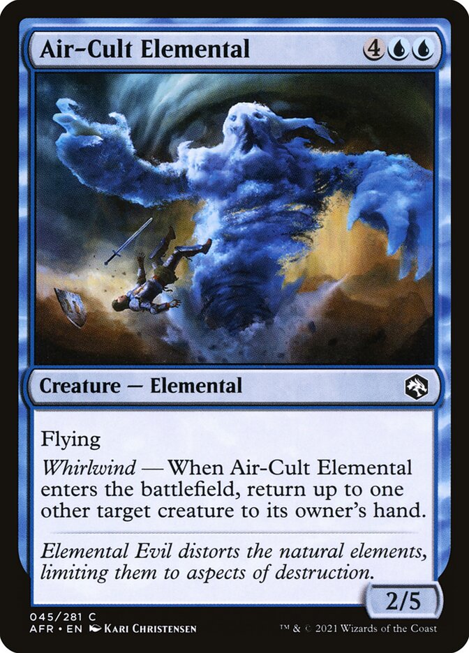 MTG Card Title: Air-Cult Elemental AFR/45