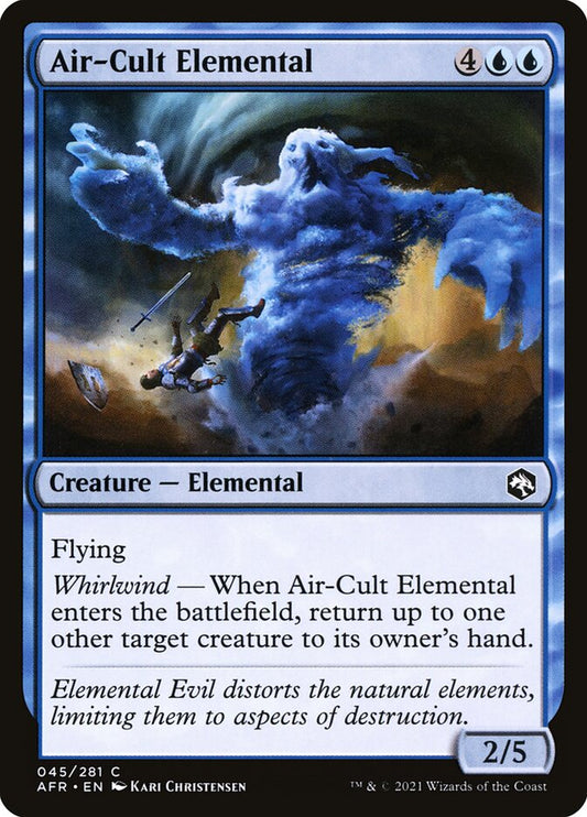 MTG Card Title: Air-Cult Elemental AFR/45