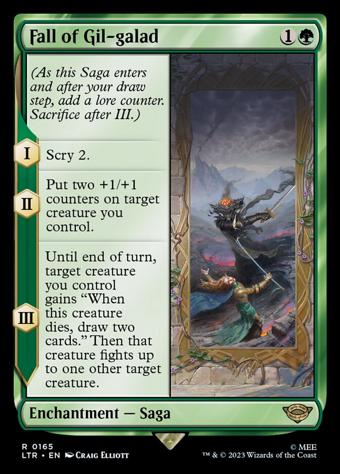 MTG Card Title: Fall of Gil-galad LTR/165