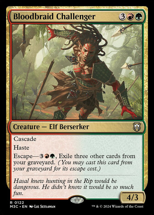 MTG Card Title: Bloodbraid Challenger M3C/122