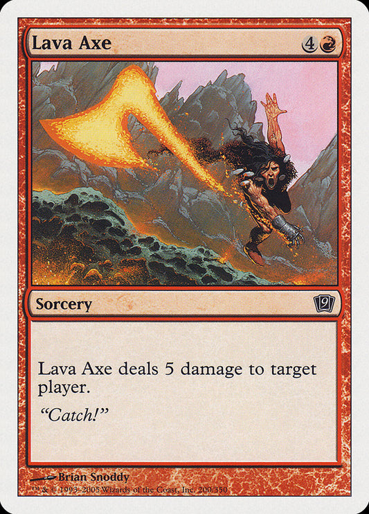 MTG Card Title: Lava Axe 9ED/200