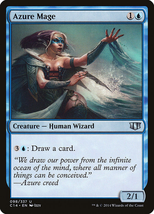 MTG Card Title: Azure Mage C14/98