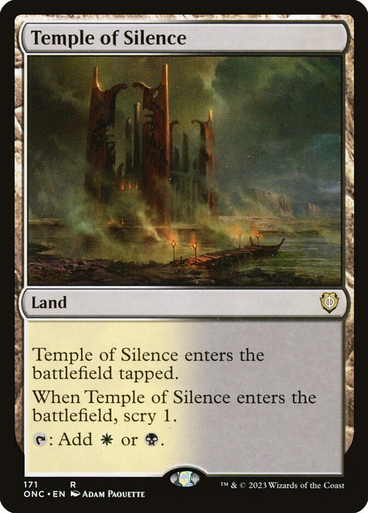 MTG Card Title: Temple of Silence ONC/171