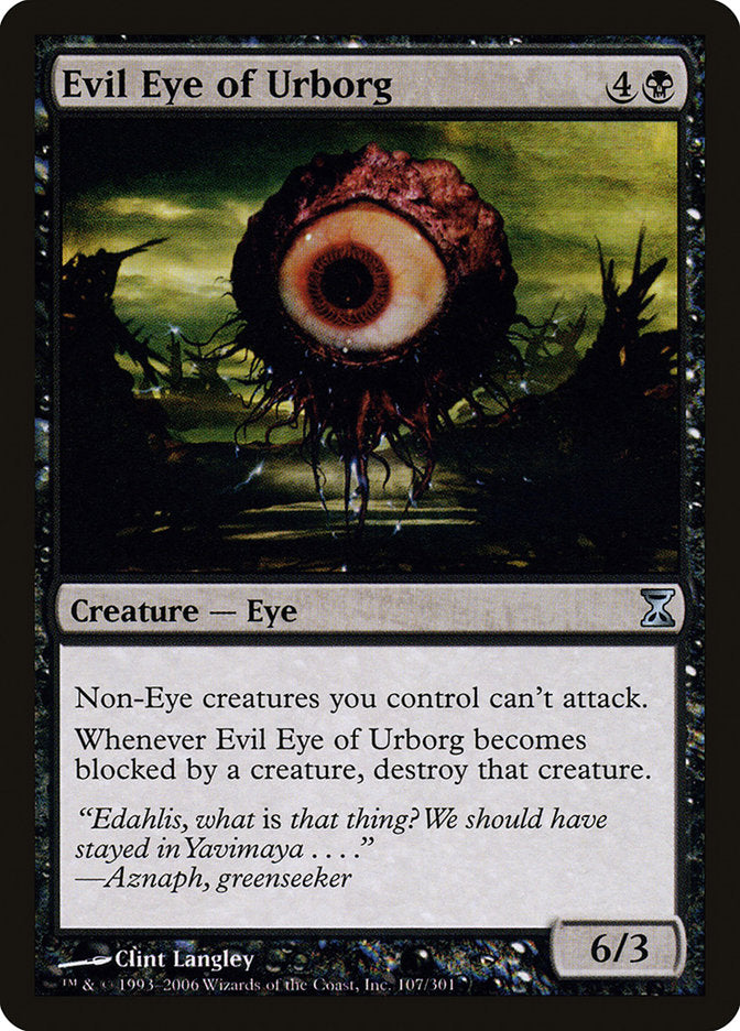 MTG Card Title: Evil Eye of Urborg TSP/107
