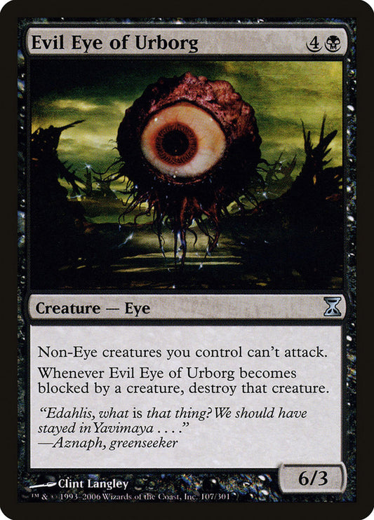 MTG Card Title: Evil Eye of Urborg TSP/107