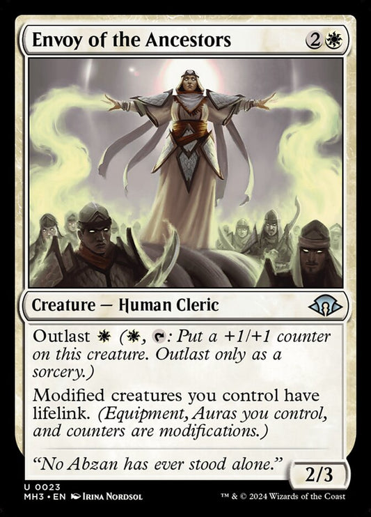 MTG Card Title: Envoy of the Ancestors MH3/23