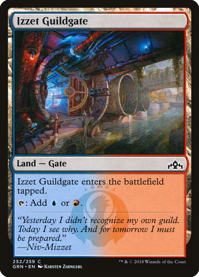 MTG Card Title: Izzet Guildgate GRN/252