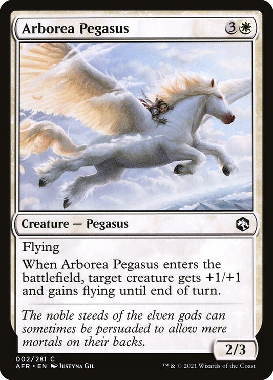 MTG Card Title: Arborea Pegasus AFR/2
