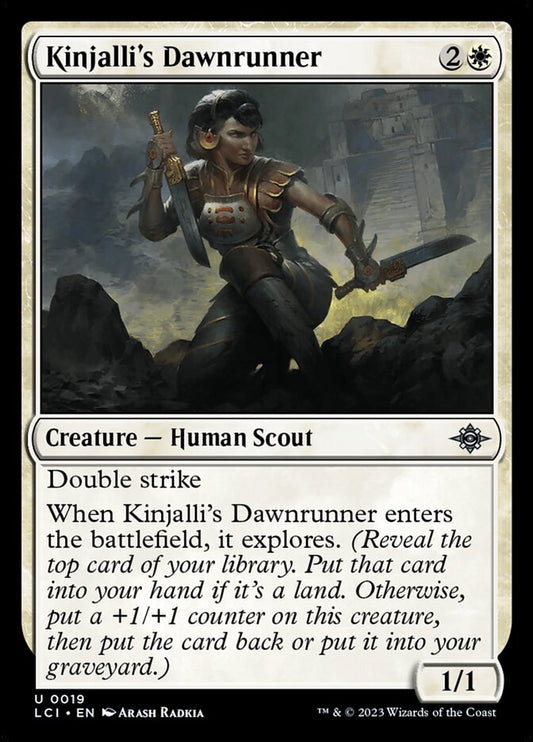 MTG Card Title: Kinjalli's Dawnrunner LCI/19