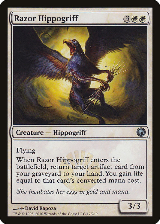 MTG Card Title: Razor Hippogriff SOM/17