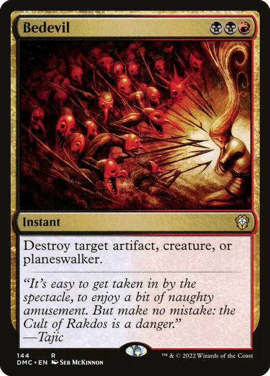 MTG Card Title: Bedevil DMC/144