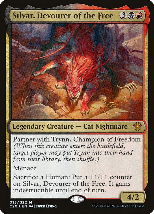 MTG Card Title: Silvar, Devourer of the Free C20/15