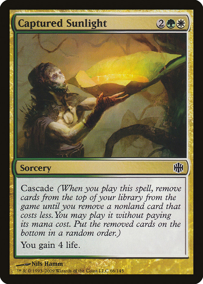 MTG Card Title: Captured Sunlight ARB/66
