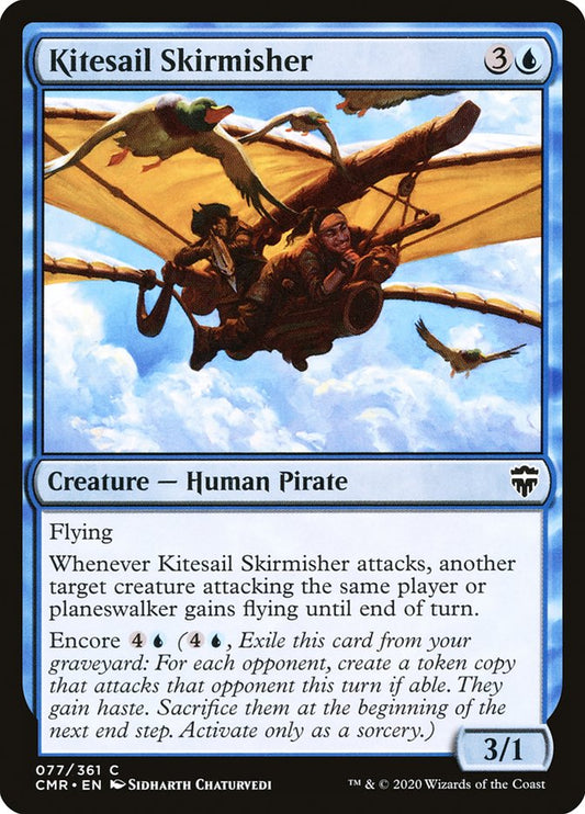 MTG Card Title: Kitesail Skirmisher CMR/77