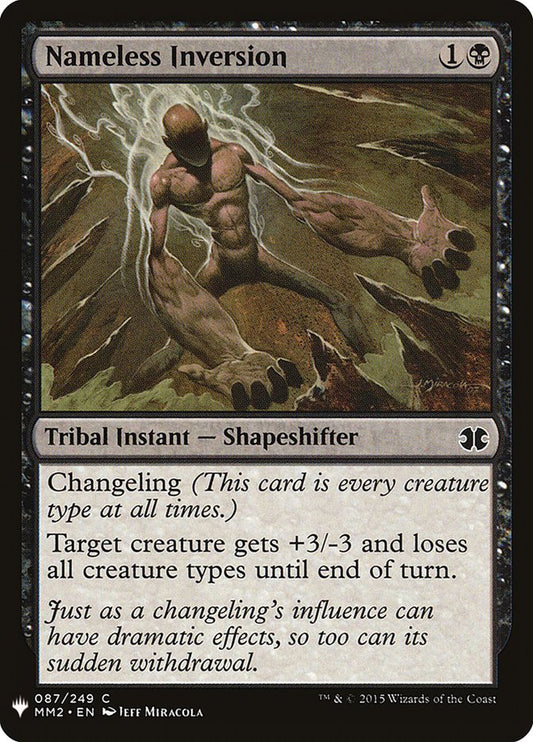MTG Card Title: Nameless Inversion PLST/MM2-87