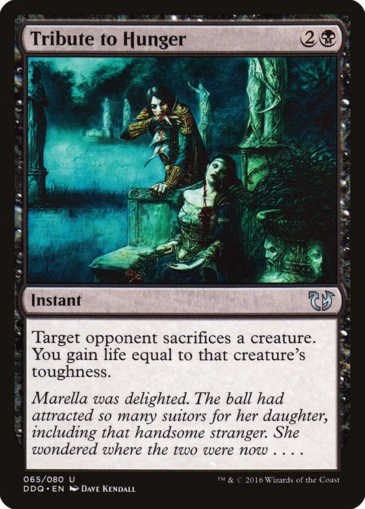 MTG Card Title: Tribute to Hunger DDQ/65