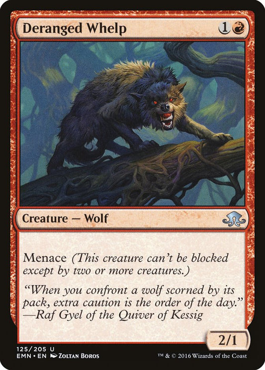 MTG Card Title: Deranged Whelp EMN/125