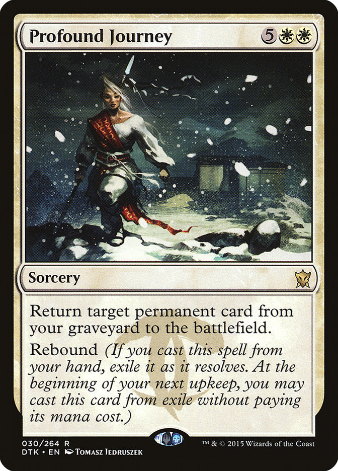 MTG Card Title: Profound Journey DTK/30