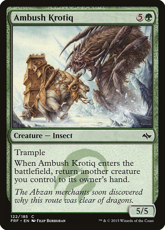 MTG Card Title: Ambush Krotiq FRF/122
