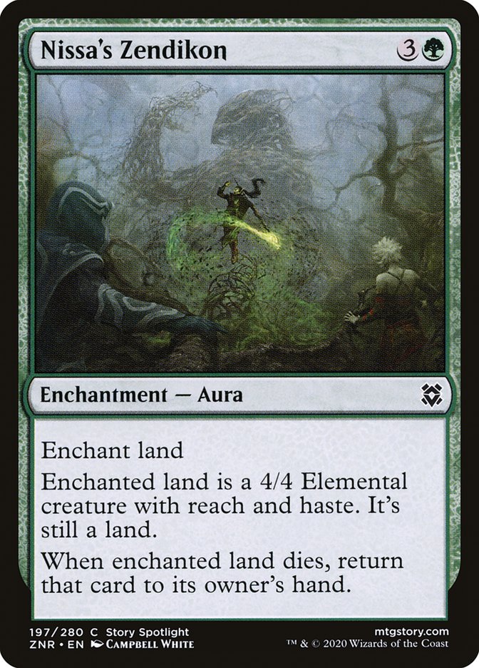 MTG Card Title: Nissa's Zendikon ZNR/197