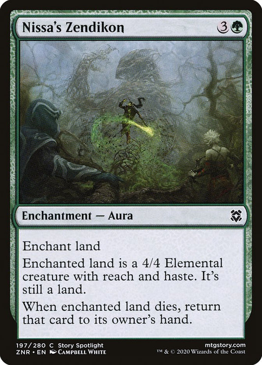 MTG Card Title: Nissa's Zendikon ZNR/197