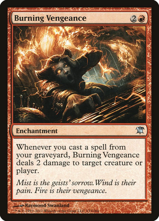 MTG Card Title: Burning Vengeance ISD/133