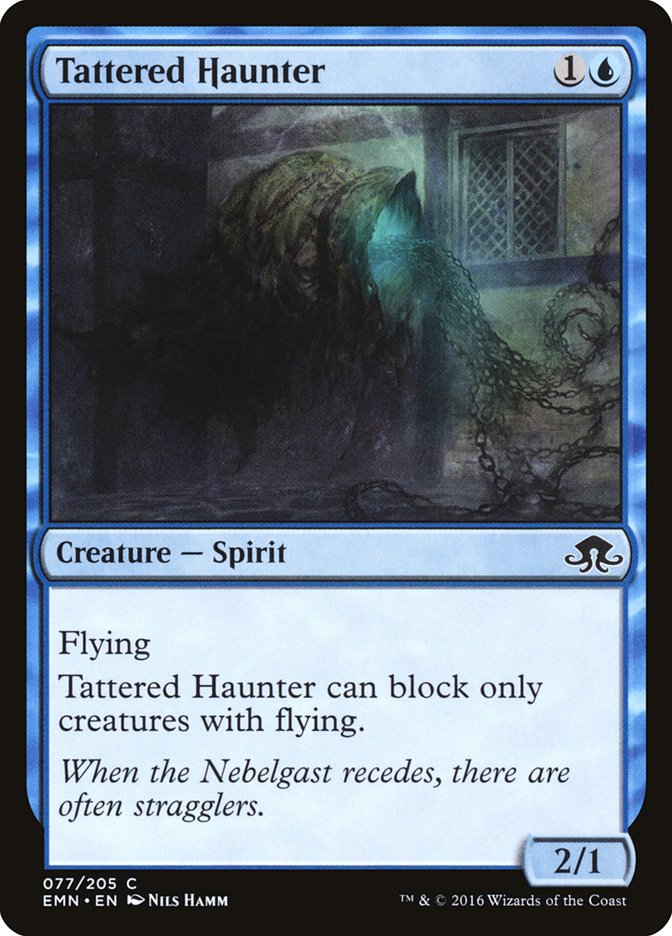 MTG Card Title: Tattered Haunter EMN/77