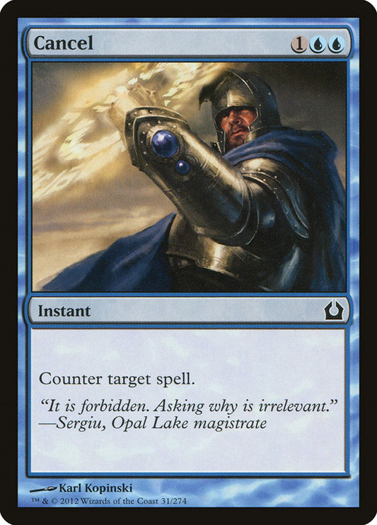 MTG Card Title: Cancel RTR/31