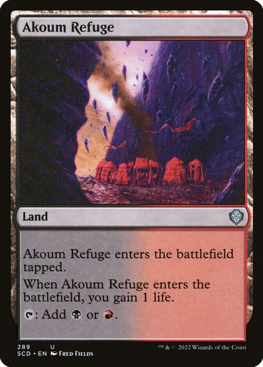 MTG Card Title: Akoum Refuge SCD/289