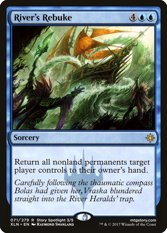 MTG Card Title: River's Rebuke XLN/71