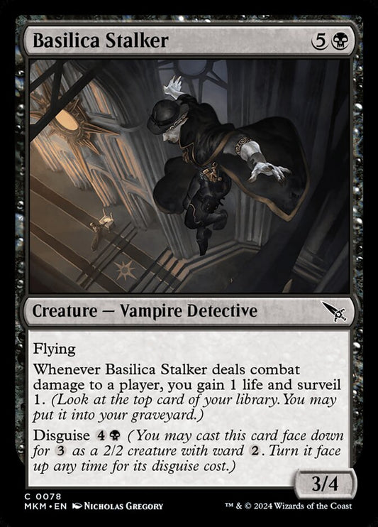 MTG Card Title: Basilica Stalker MKM/78